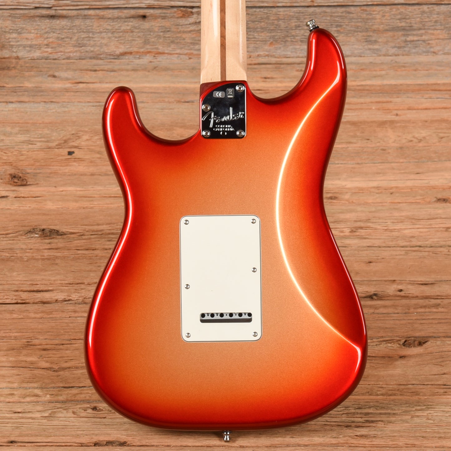 Fender American Deluxe Stratocaster Sunset Metallic Electric Guitars / Solid Body
