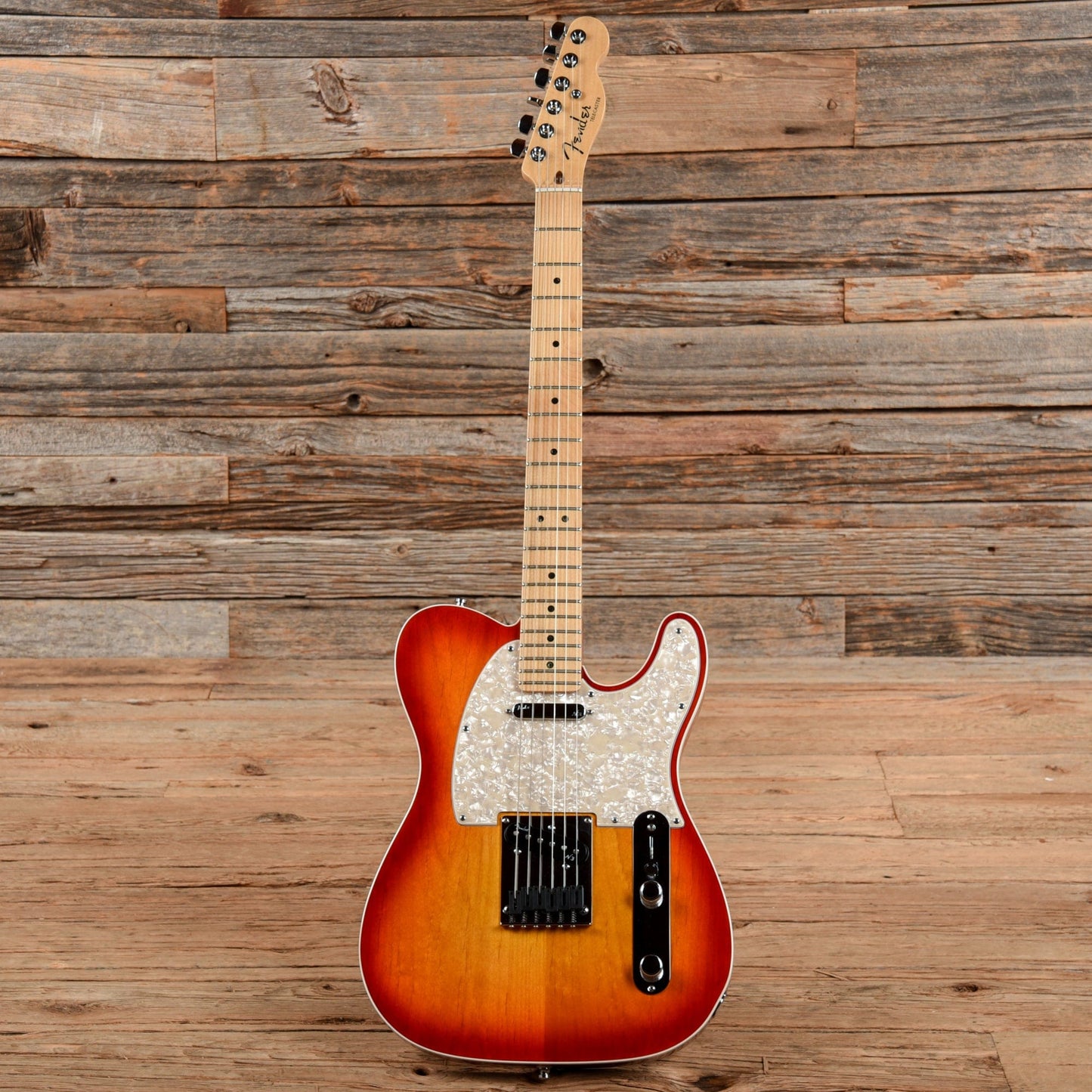 Fender American Deluxe Telecaster Cherry Sunburst 2012 Electric Guitars / Solid Body