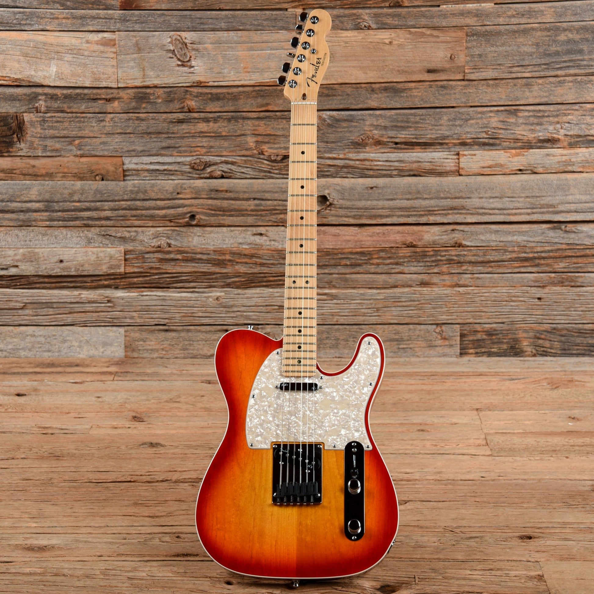 Fender American Deluxe Telecaster Cherry Sunburst 2012 Electric Guitars / Solid Body