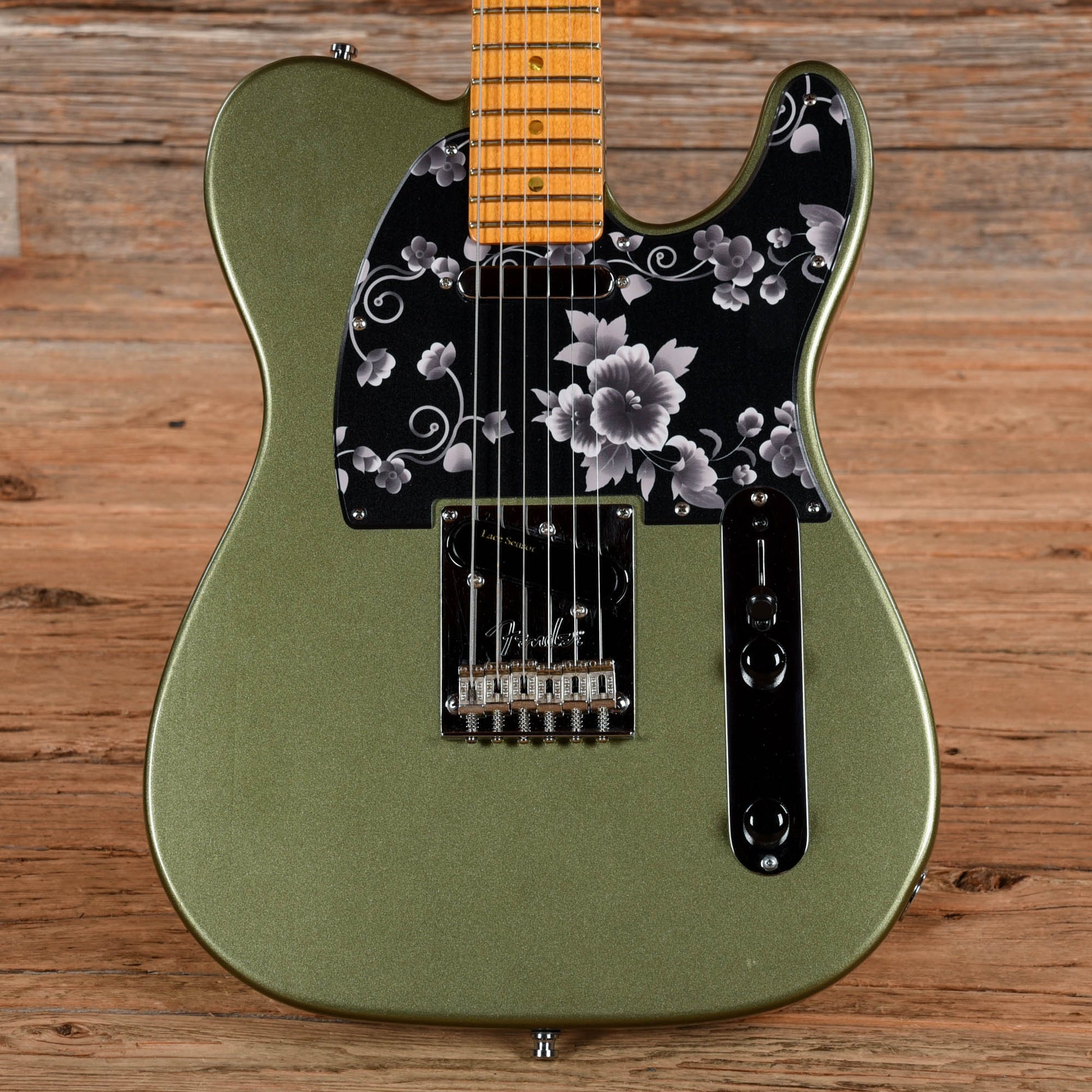 Fender American Deluxe Telecaster Neck with American Standard Body Jade Pearl Metallic Electric Guitars / Solid Body