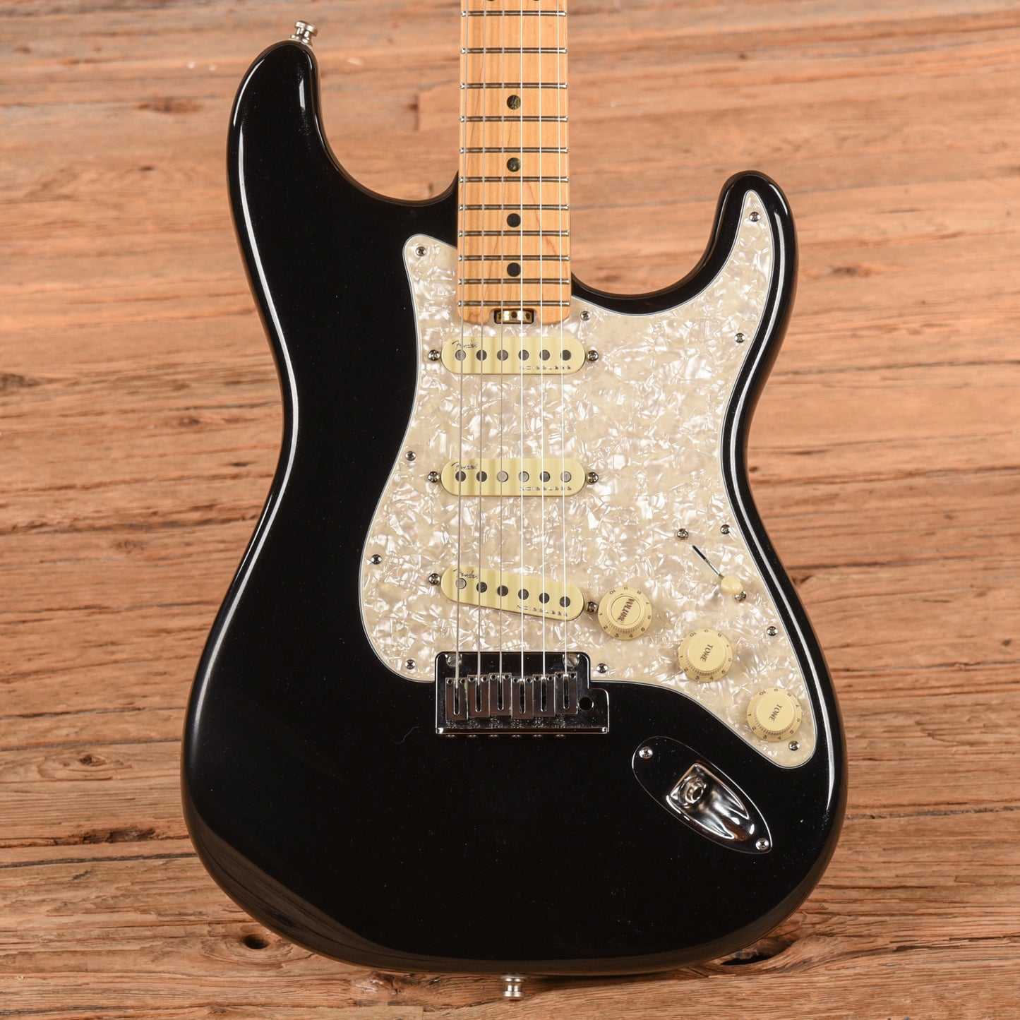 Fender American Elite Stratocaster Mystic Black 2015 Electric Guitars / Solid Body