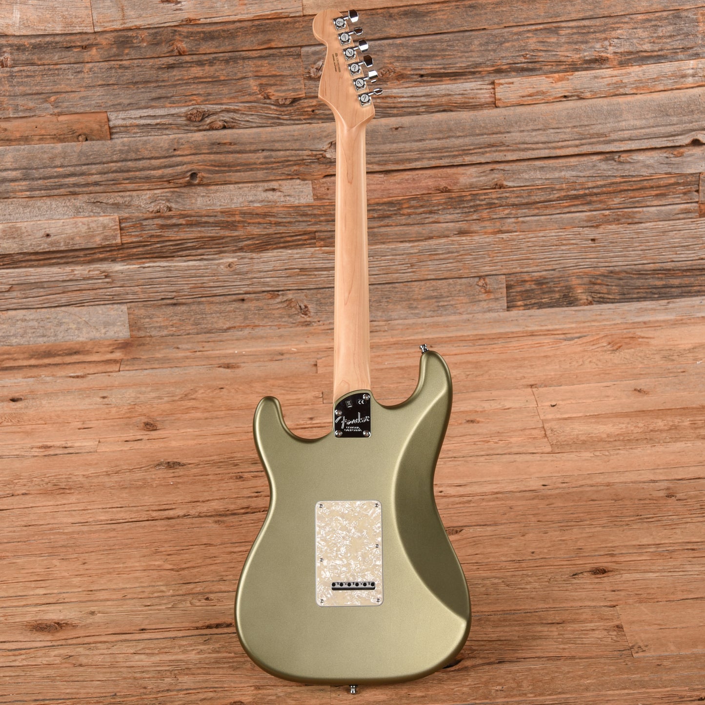 Fender American Elite Stratocaster Satin Jade Pearl Metallic 2019 Electric Guitars / Solid Body