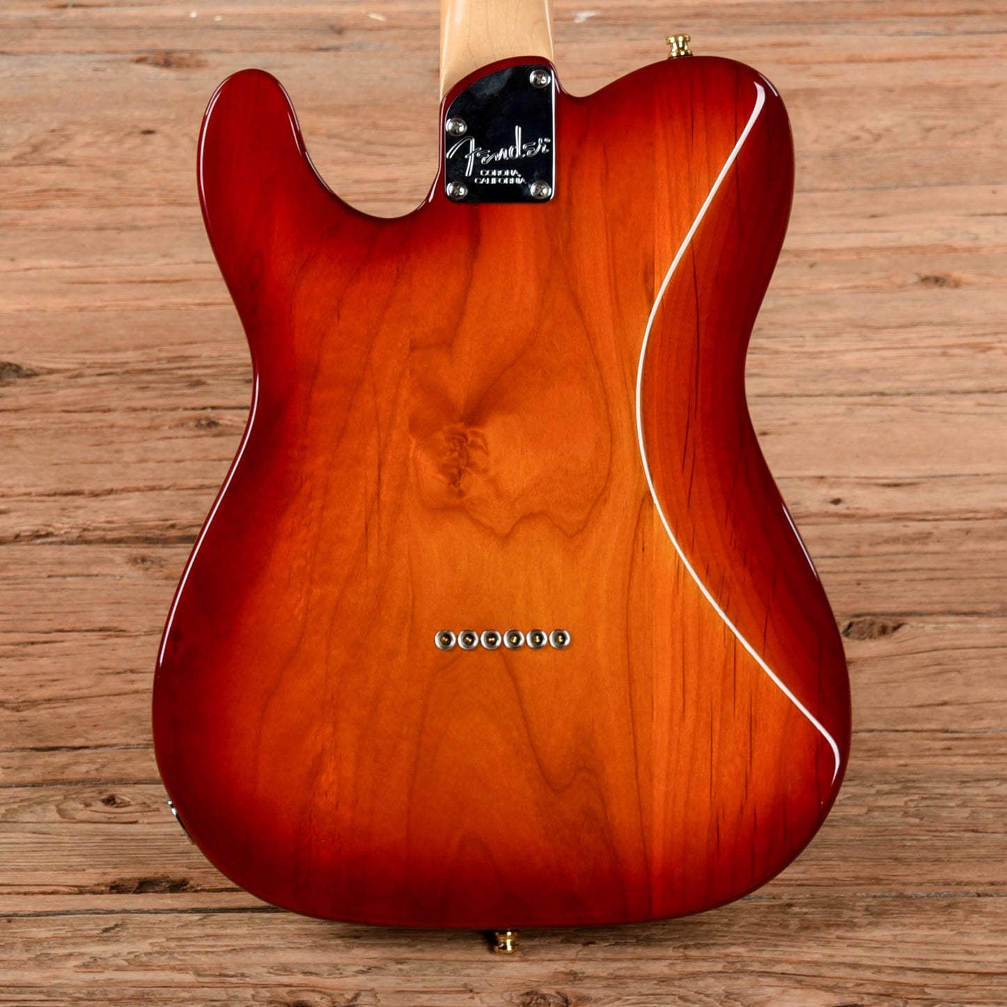 Fender American Elite Telecaster Aged Cherry Burst 2016 Electric Guitars / Solid Body