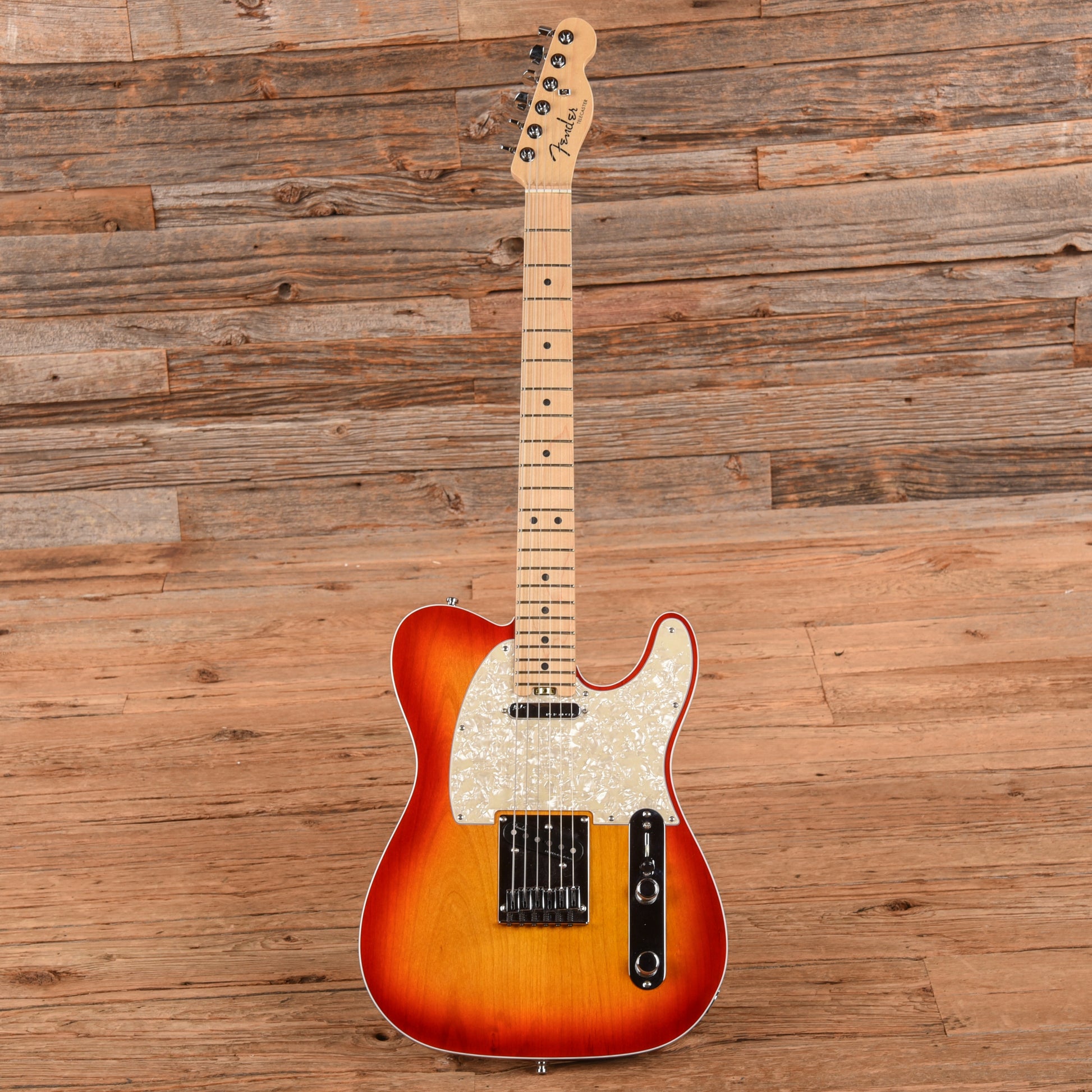 Fender American Elite Telecaster Aged Cherry Burst 2019 Electric Guitars / Solid Body