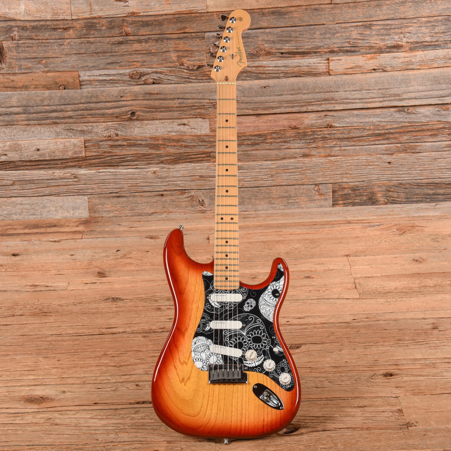 Fender American Fat Stratocaster Sienna Sunburst 2002 Electric Guitars / Solid Body