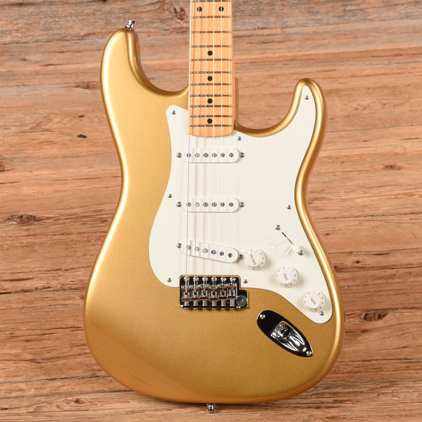 Fender American Original '50s Stratocaster Gold 2019 Electric Guitars / Solid Body