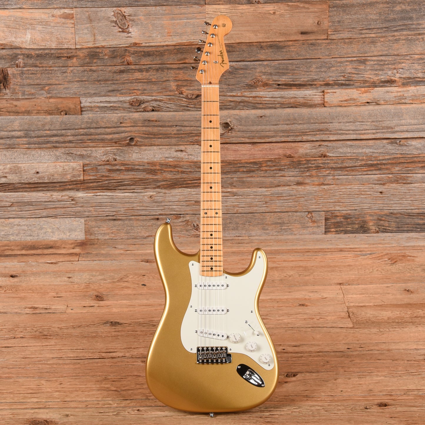 Fender American Original '50s Stratocaster Gold 2019 Electric Guitars / Solid Body