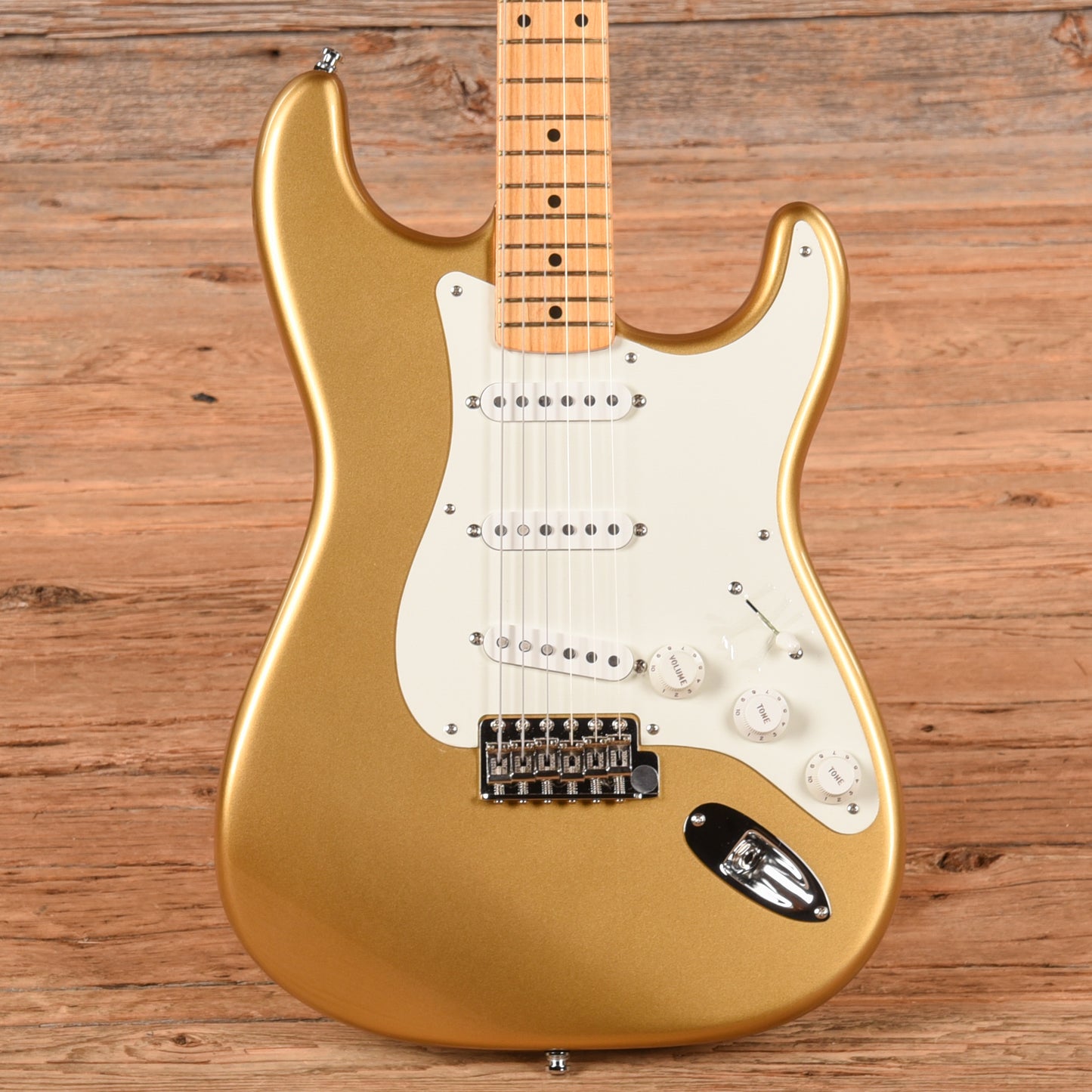 Fender American Original '50s Stratocaster Gold 2019 Electric Guitars / Solid Body