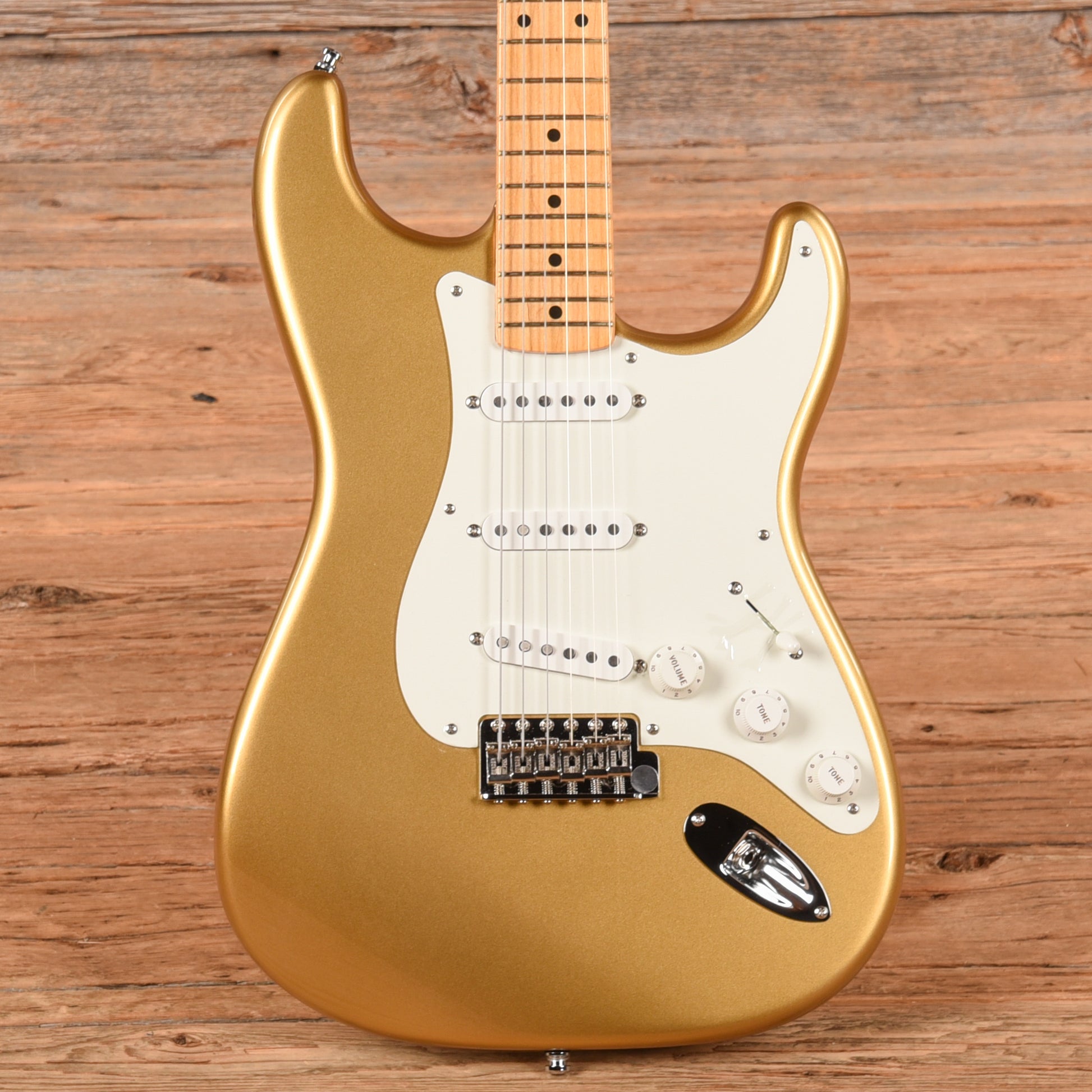 Fender American Original '50s Stratocaster Gold 2019 Electric Guitars / Solid Body