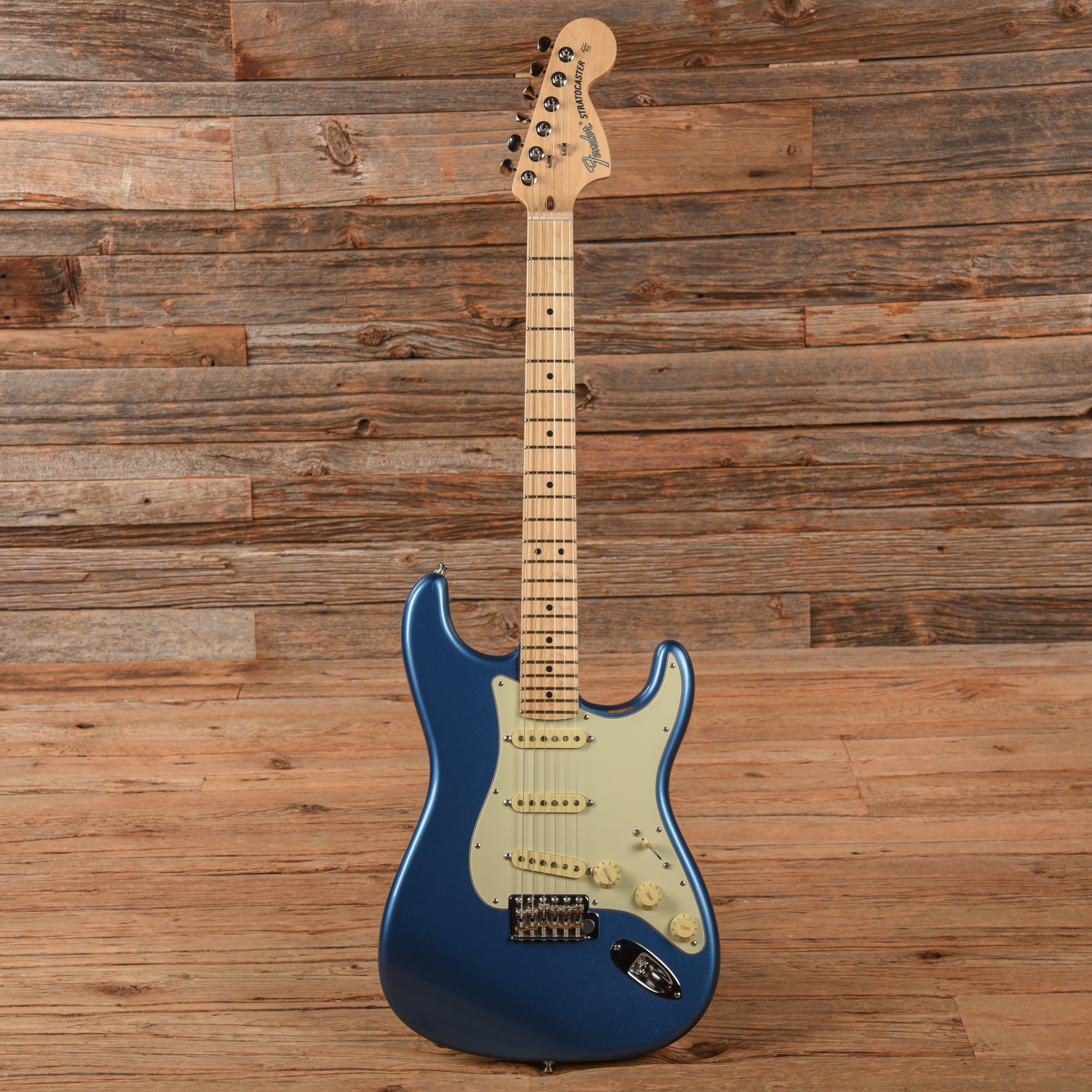 Fender American Performer Stratocaster Satin Lake Placid Blue 2020 Electric Guitars / Solid Body