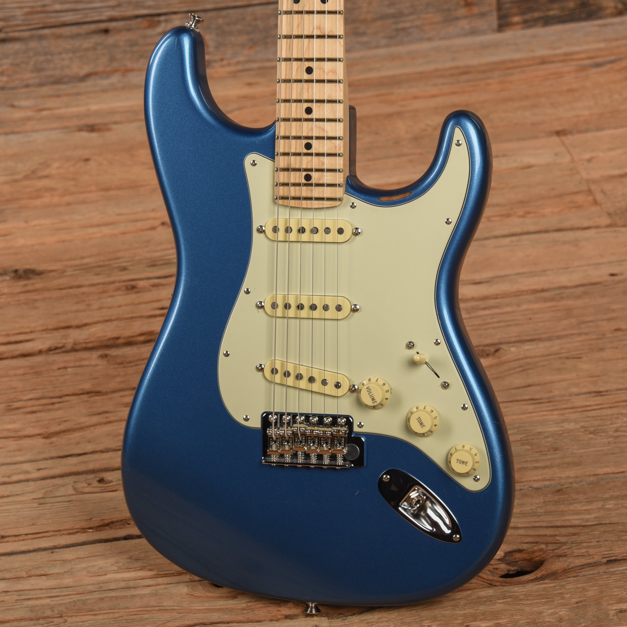 Fender American Performer Stratocaster Satin Lake Placid Blue 2020 Electric Guitars / Solid Body