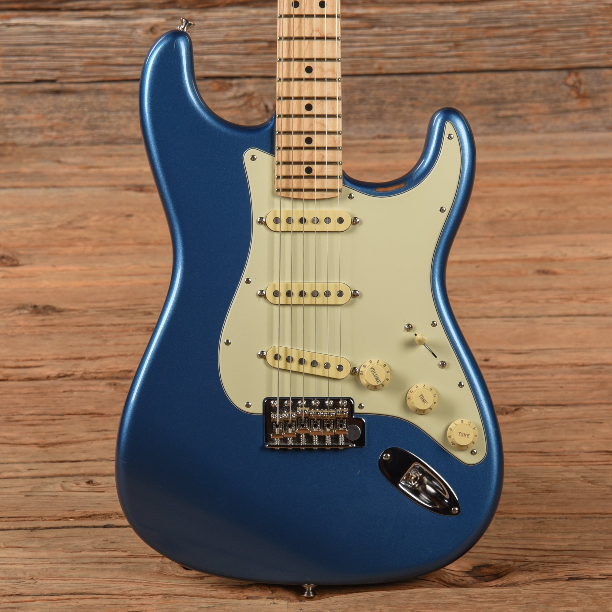 Fender American Performer Stratocaster Satin Lake Placid Blue 2020 Electric Guitars / Solid Body