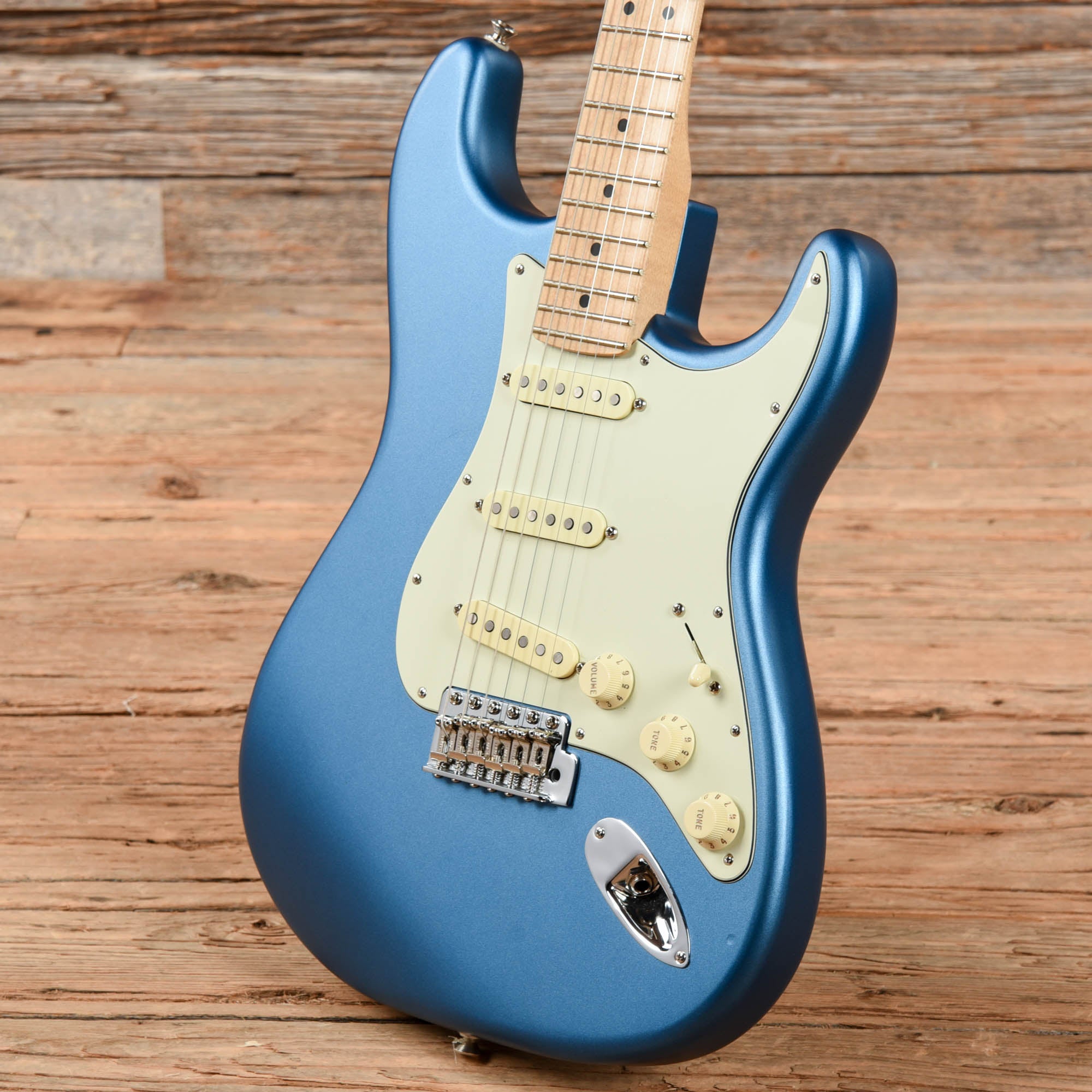 Fender American Performer Stratocaster Satin Lake Placid Blue 2021 Electric Guitars / Solid Body