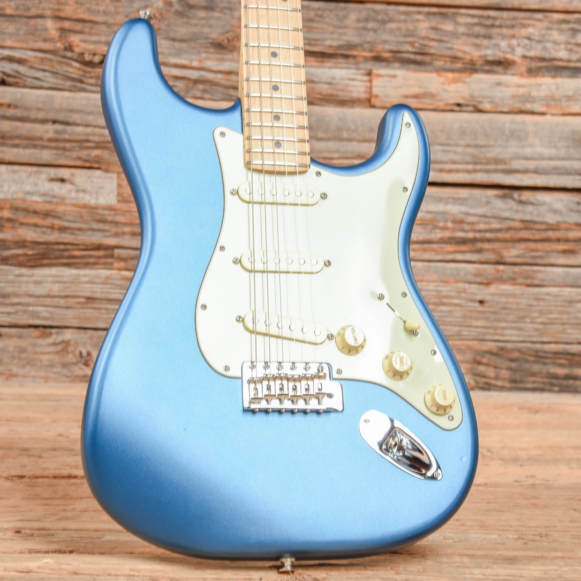 Fender American Performer Stratocaster Satin Lake Placid Blue 2021 Electric Guitars / Solid Body