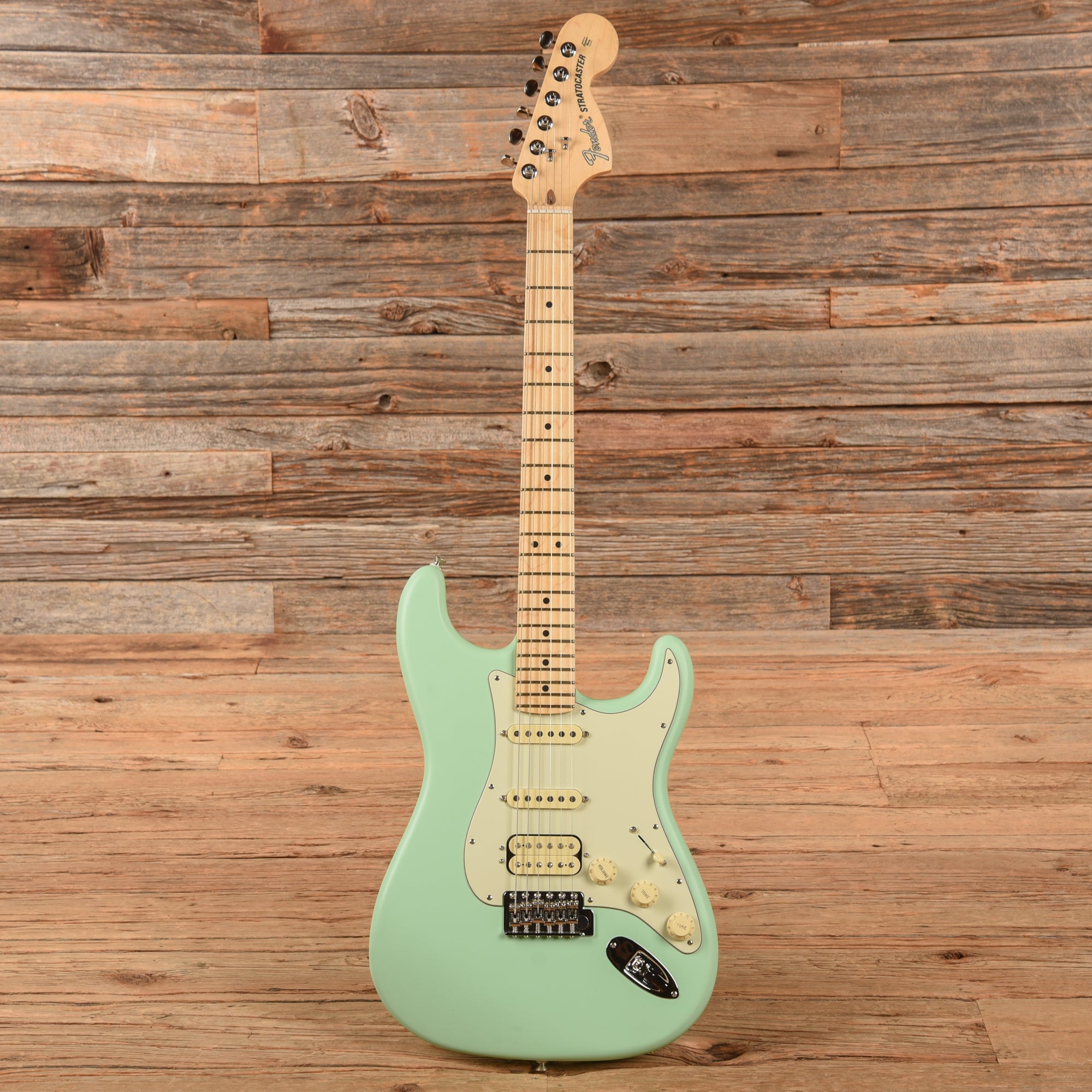 Fender American Performer Stratocaster Satin Surf Green 2022 Electric Guitars / Solid Body