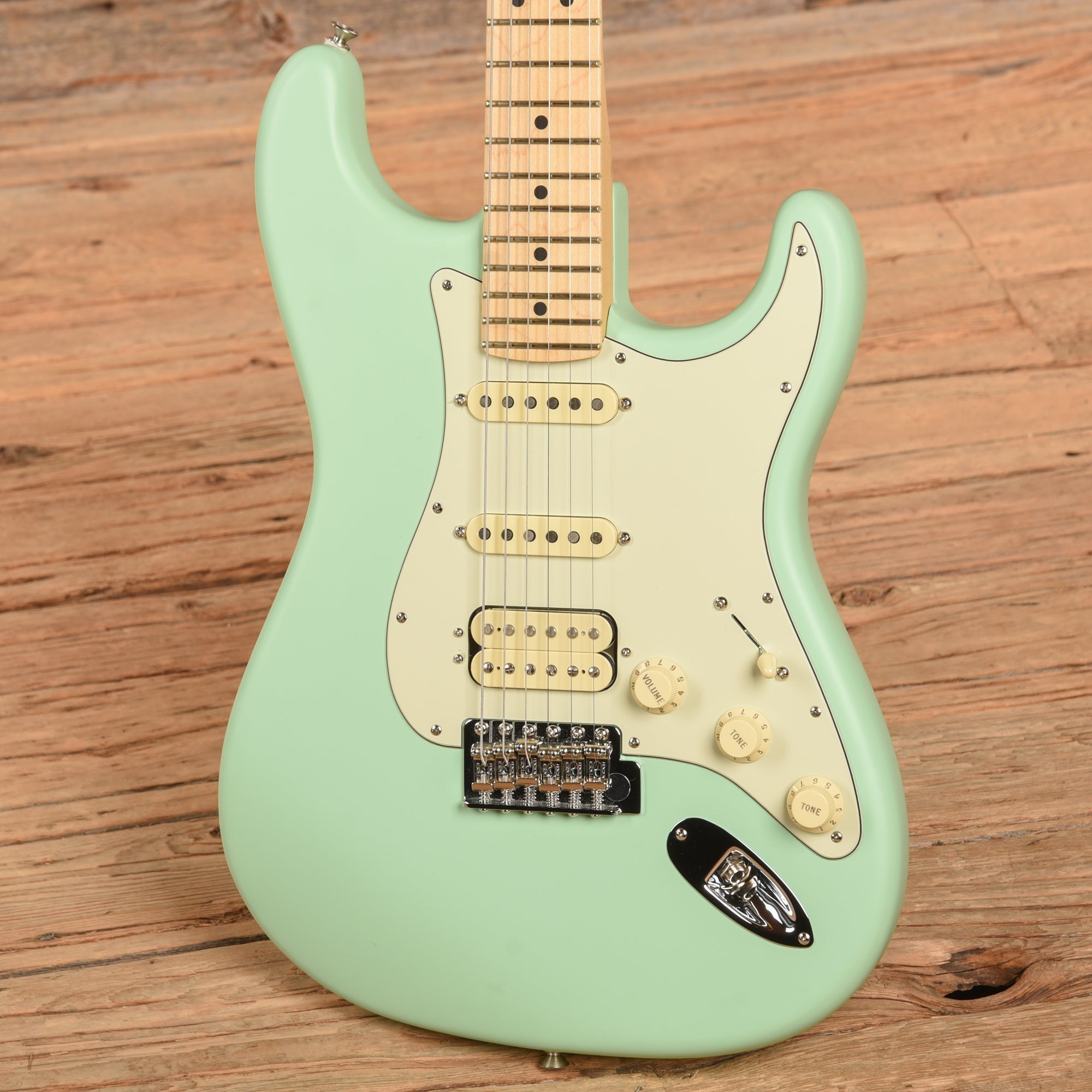 Fender American Performer Stratocaster Satin Surf Green 2022 Electric Guitars / Solid Body