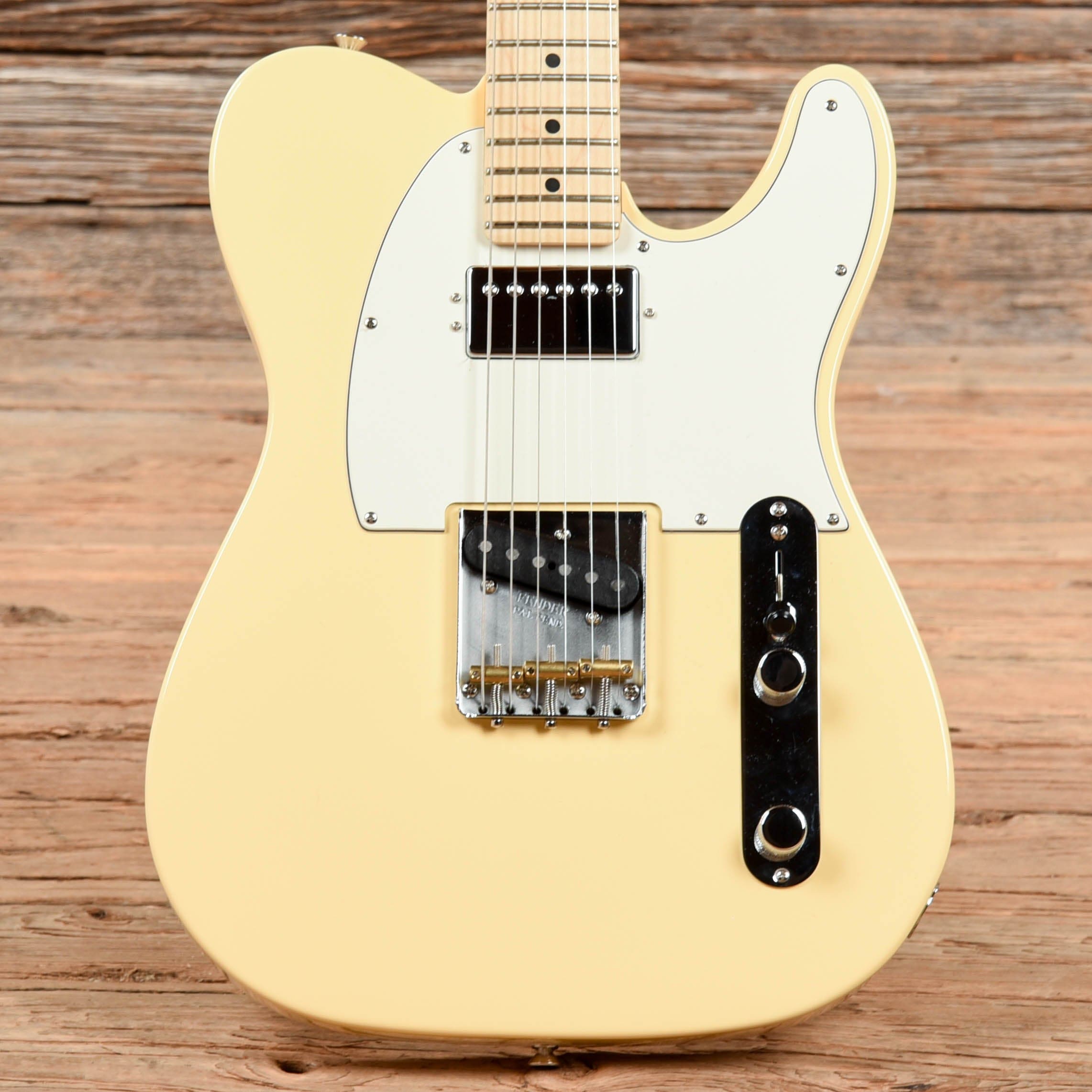 Fender American Performer Telecaster Hum Vintage White Electric Guitars / Solid Body