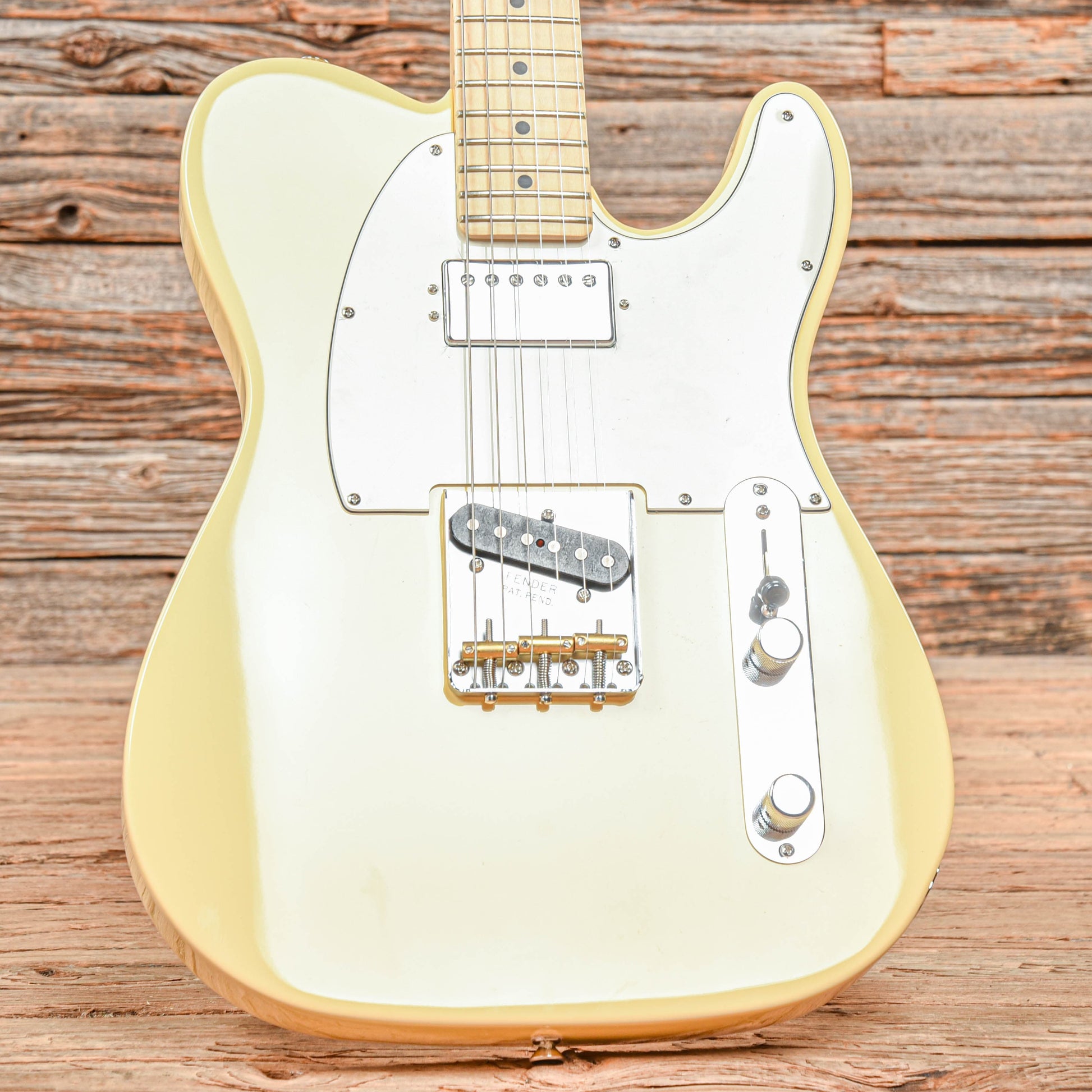 Fender American Performer Telecaster Hum Vintage White Electric Guitars / Solid Body