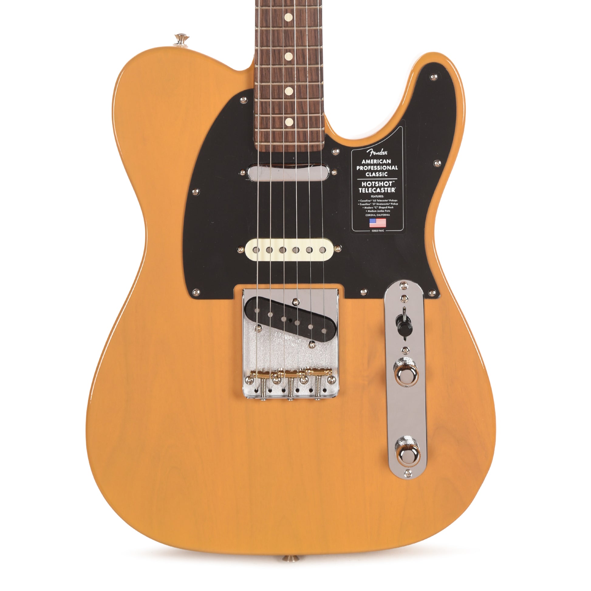 Fender American Professional Classic Hotshot Telecaster Butterscotch Blonde Electric Guitars / Solid Body