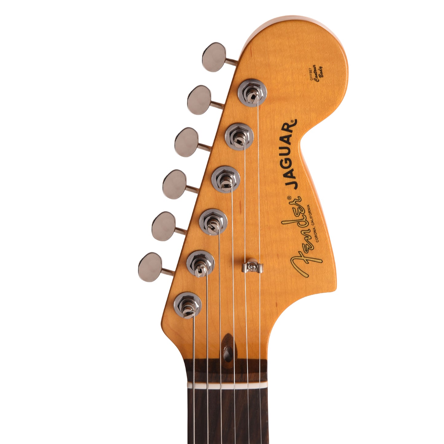 Fender American Professional Classic Jaguar Faded Firemist Gold Electric Guitars / Solid Body