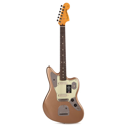 Fender American Professional Classic Jaguar Faded Firemist Gold Electric Guitars / Solid Body