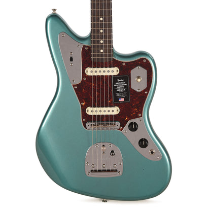 Fender American Professional Classic Jaguar Faded Sherwood Green Metallic Electric Guitars / Solid Body
