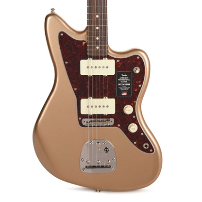Fender American Professional Classic Jazzmaster Faded Firemist Gold Electric Guitars / Solid Body