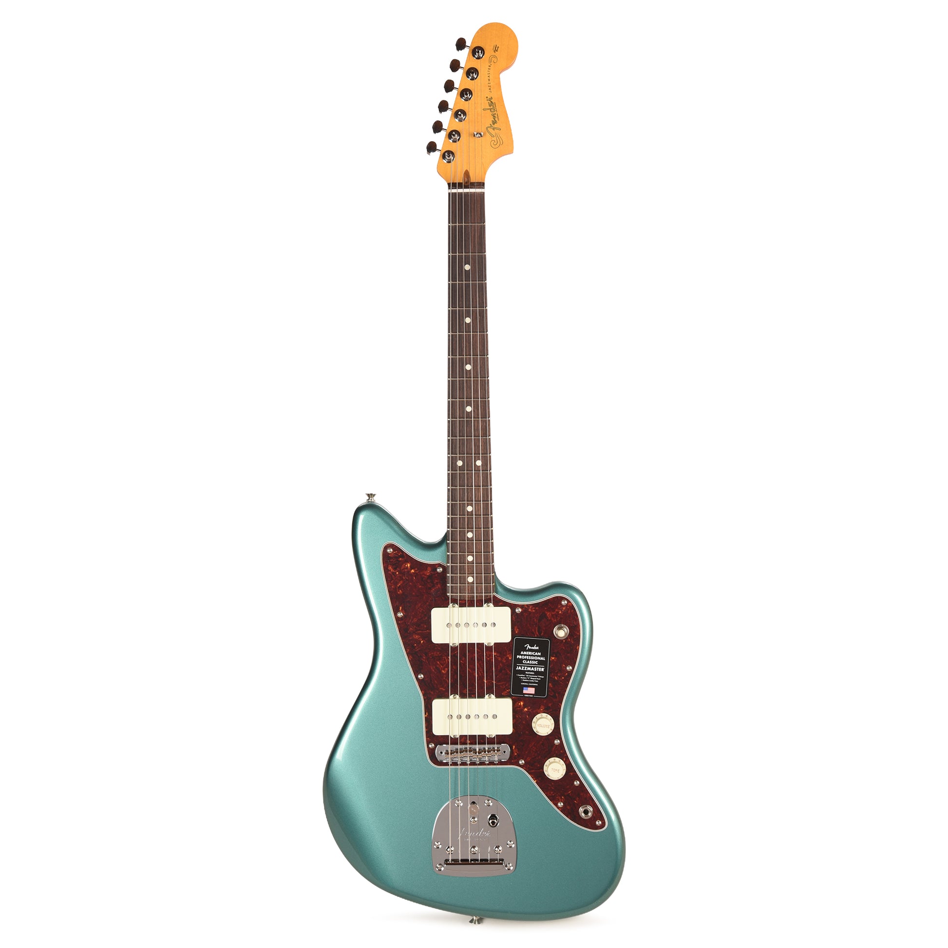 Fender American Professional Classic Jazzmaster Faded Sherwood Green Metallic Electric Guitars / Solid Body