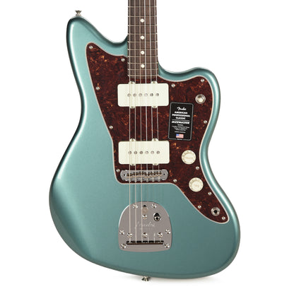 Fender American Professional Classic Jazzmaster Faded Sherwood Green Metallic Electric Guitars / Solid Body