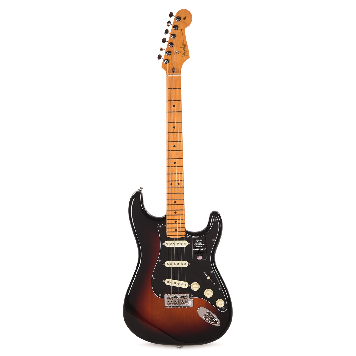 Fender American Professional Classic Stratocaster 3-Color Sunburst Electric Guitars / Solid Body
