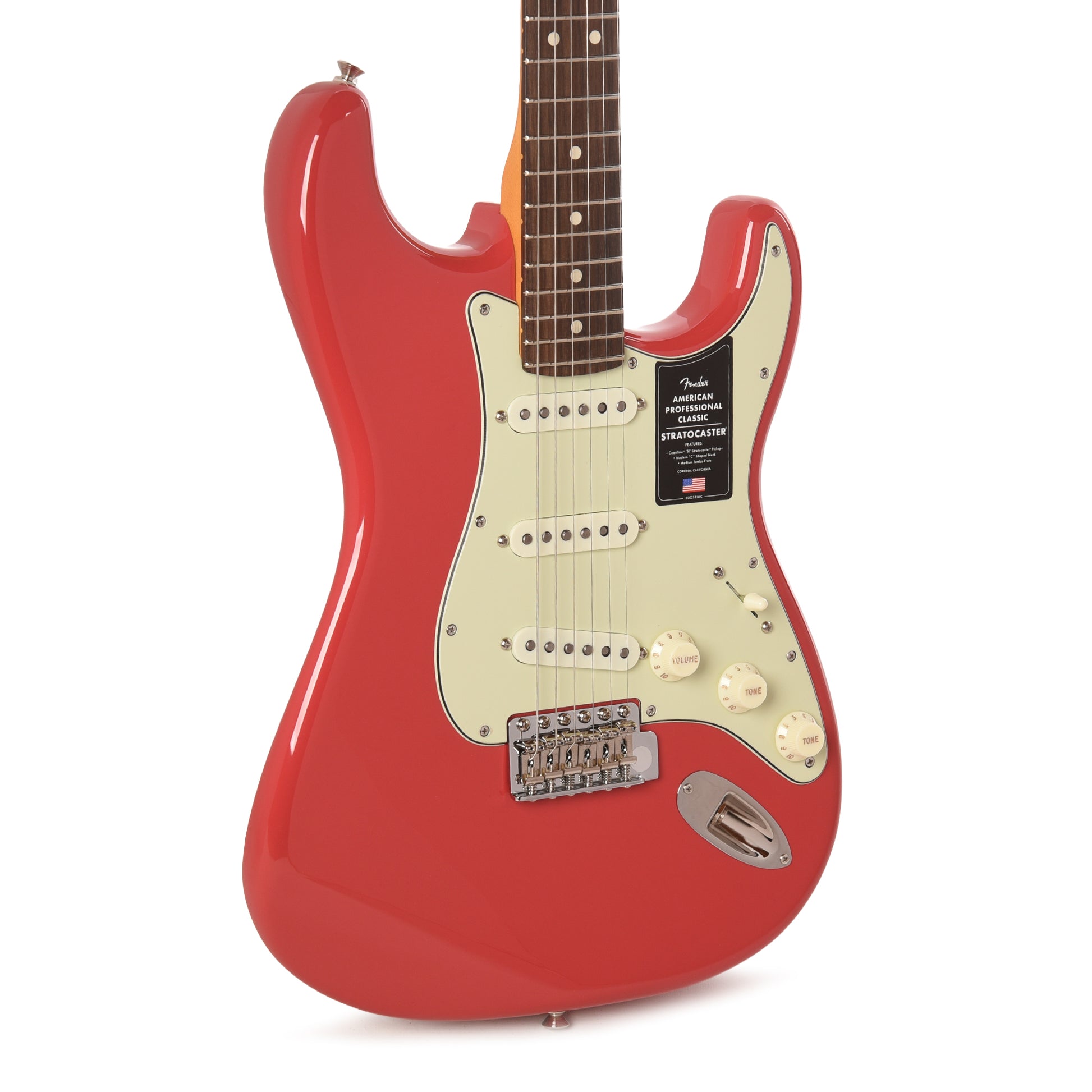 Fender American Professional Classic Stratocaster Faded Dakota Red Electric Guitars / Solid Body