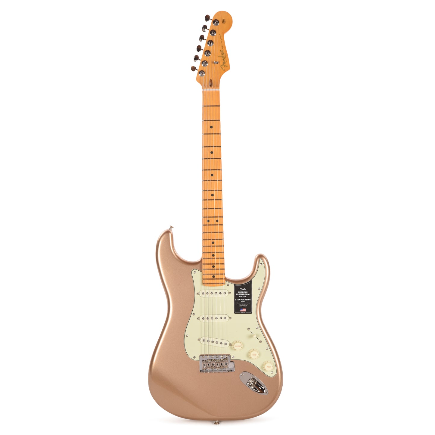 Fender American Professional Classic Stratocaster Faded Firemist Gold Electric Guitars / Solid Body