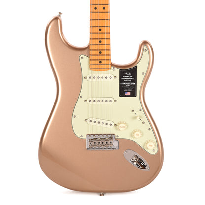 Fender American Professional Classic Stratocaster Faded Firemist Gold Electric Guitars / Solid Body