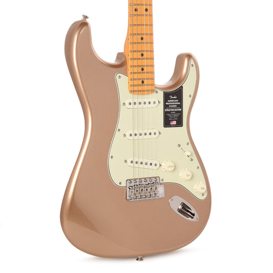 Fender American Professional Classic Stratocaster Faded Firemist Gold Electric Guitars / Solid Body