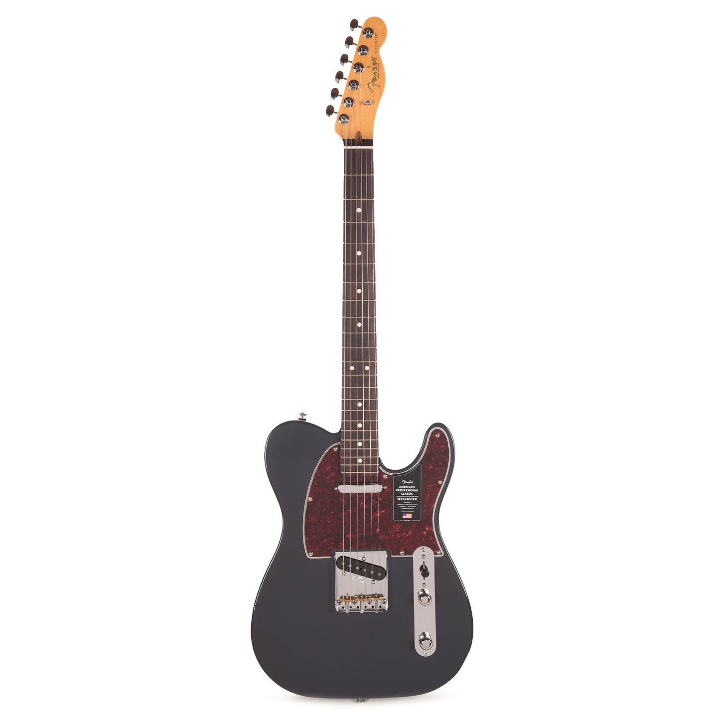 Fender American Professional Classic Telecaster Faded Black Electric Guitars / Solid Body