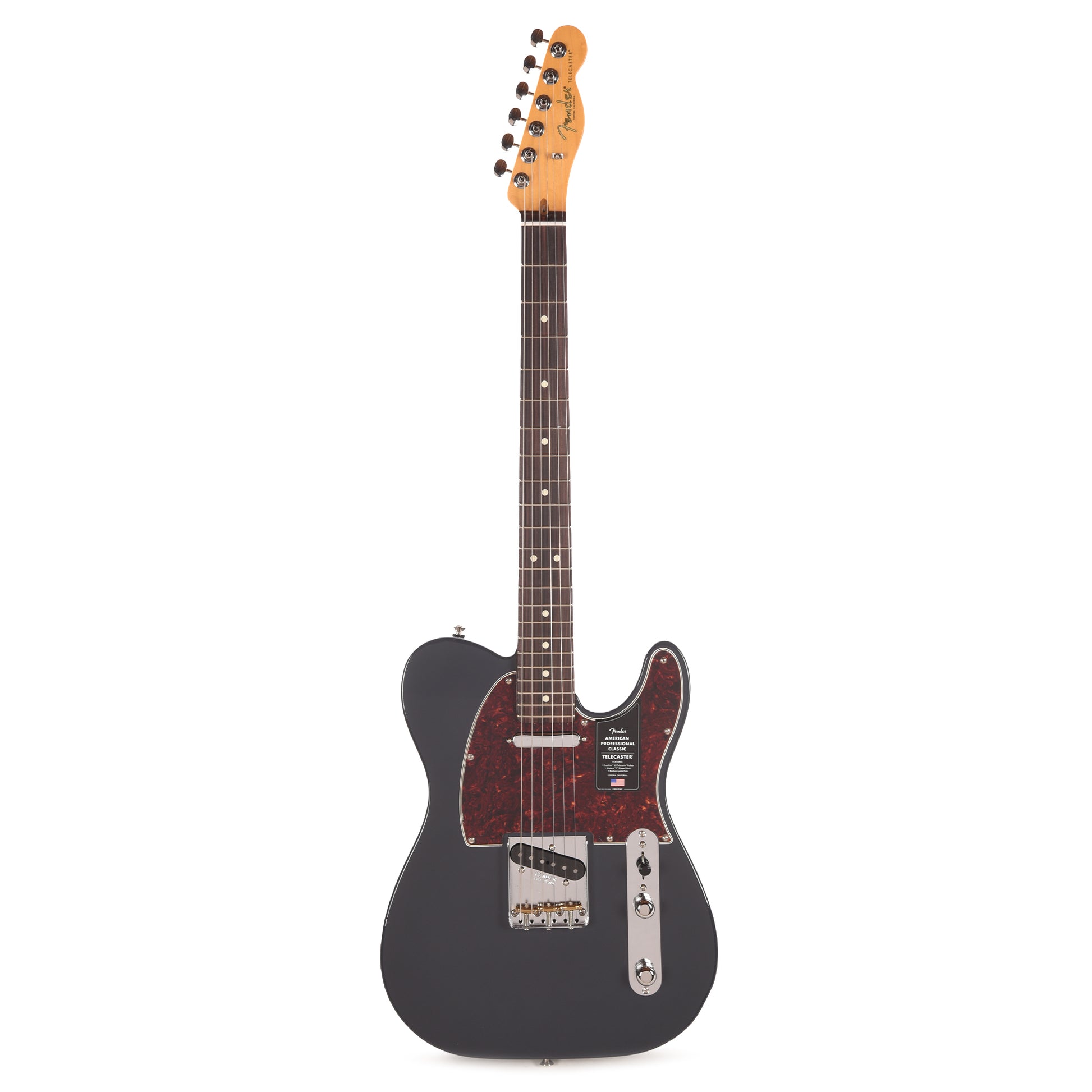 Fender American Professional Classic Telecaster Faded Black Electric Guitars / Solid Body