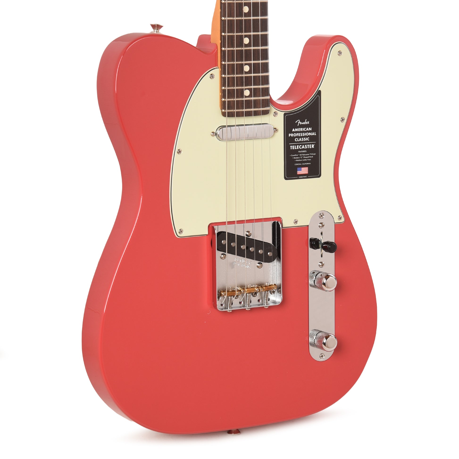Fender American Professional Classic Telecaster Faded Dakota Red Electric Guitars / Solid Body