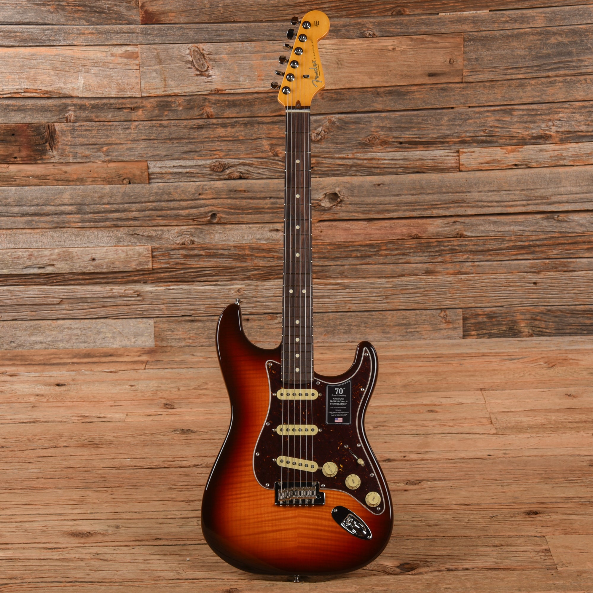 Fender American Professional II Flametop Stratocaster Sunburst 2024 Electric Guitars / Solid Body