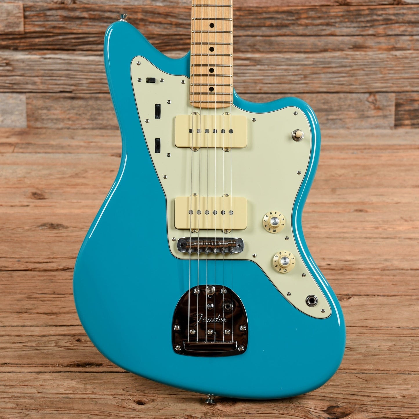 Fender American Professional II Jazzmaster Miami Blue 2021 Electric Guitars / Solid Body