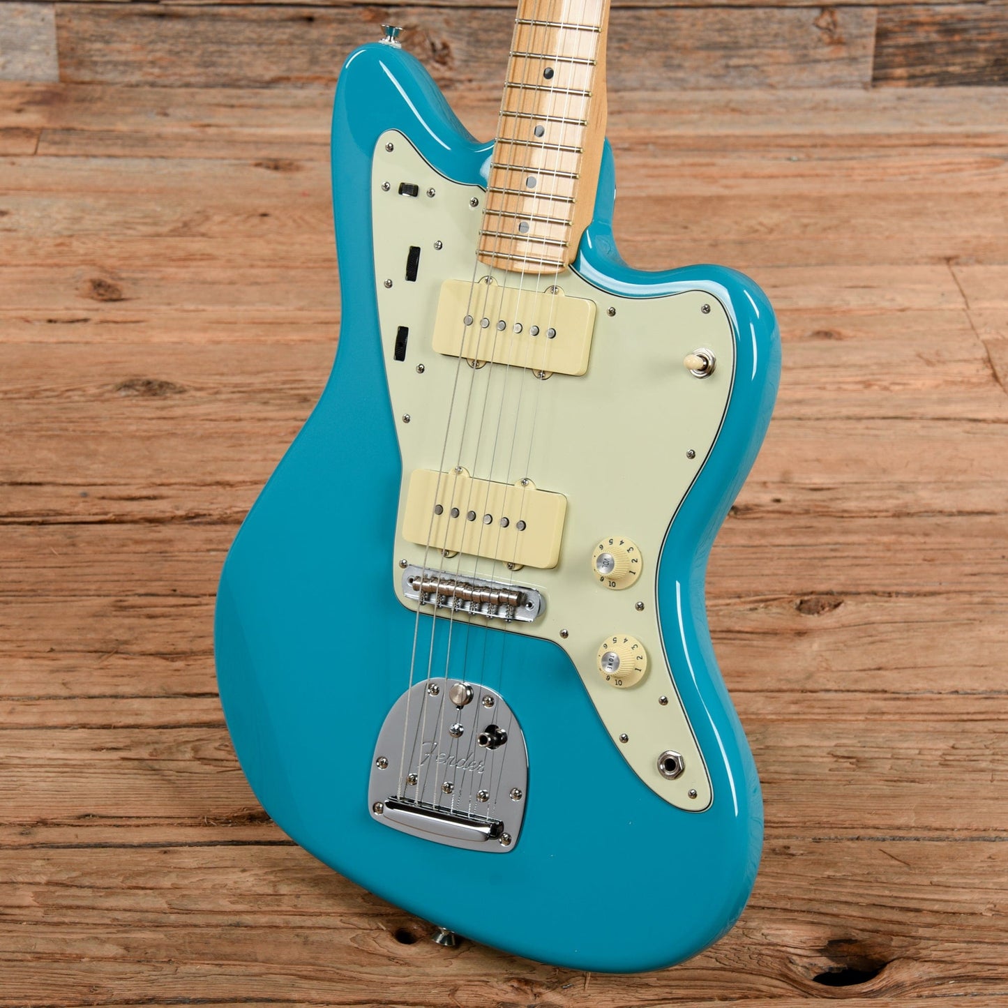 Fender American Professional II Jazzmaster Miami Blue 2021 Electric Guitars / Solid Body