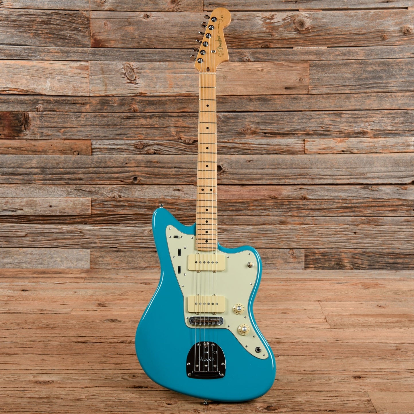 Fender American Professional II Jazzmaster Miami Blue 2021 Electric Guitars / Solid Body
