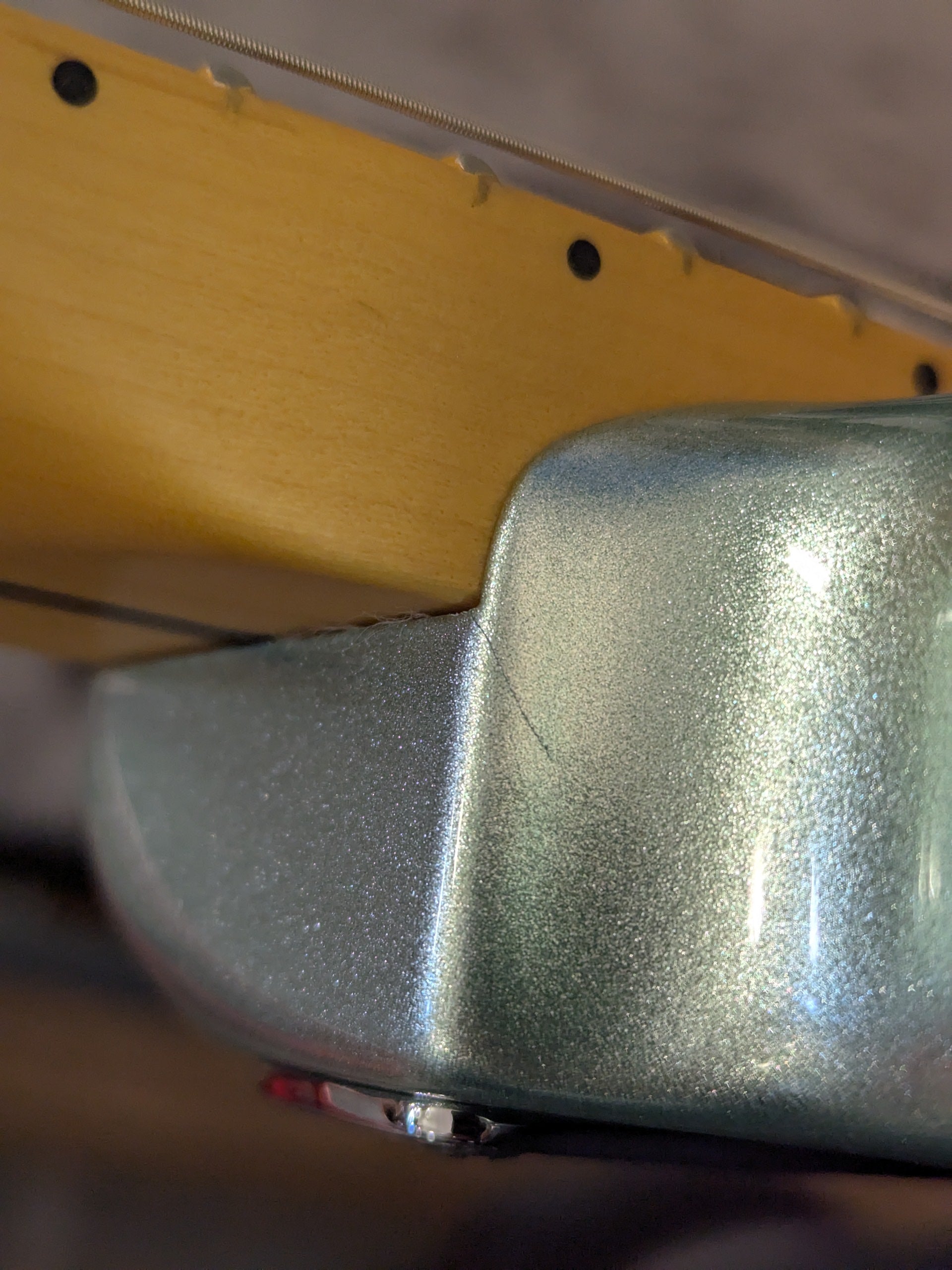 Fender American Professional II Jazzmaster Mystic Surf Green Electric Guitars / Solid Body