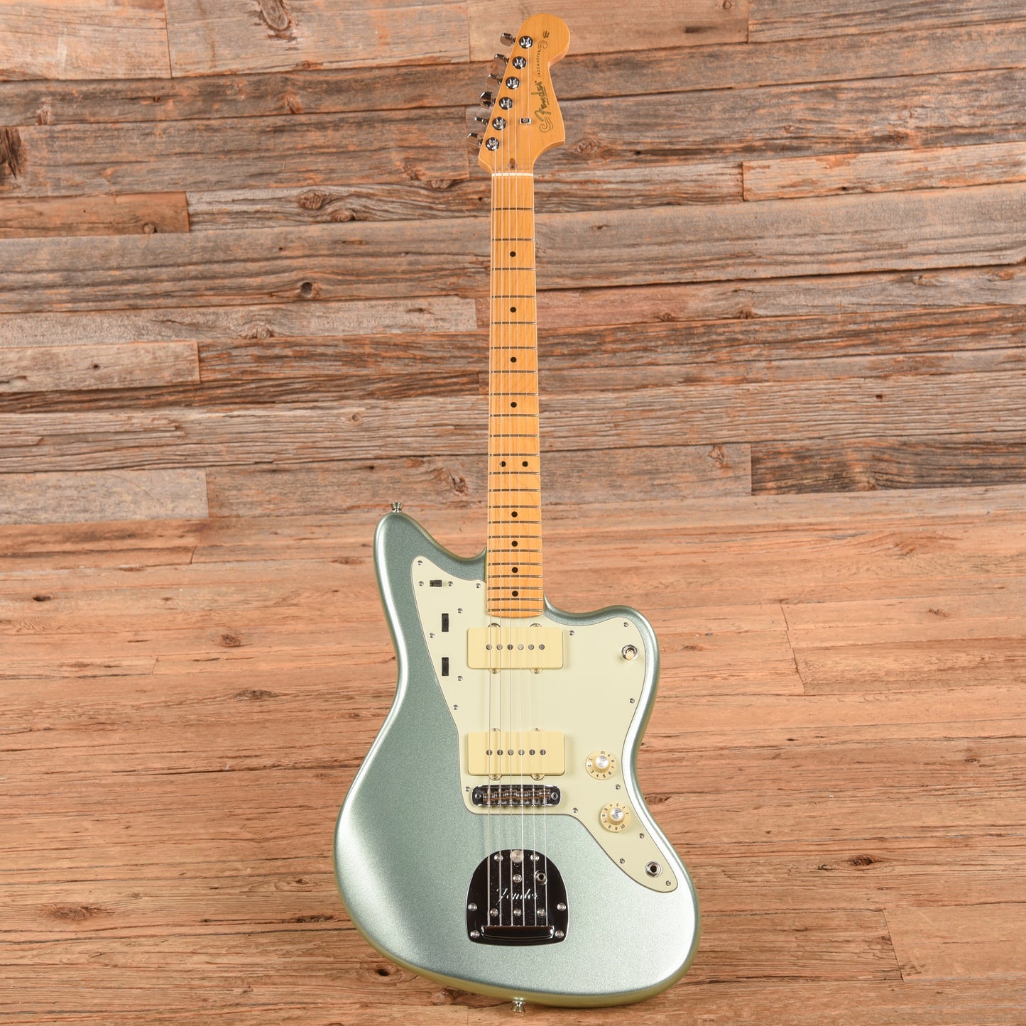 Fender American Professional II Jazzmaster Mystic Surf Pearl 2022 Electric Guitars / Solid Body