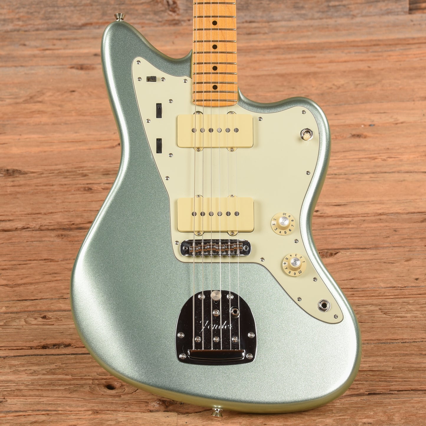 Fender American Professional II Jazzmaster Mystic Surf Pearl 2022 Electric Guitars / Solid Body