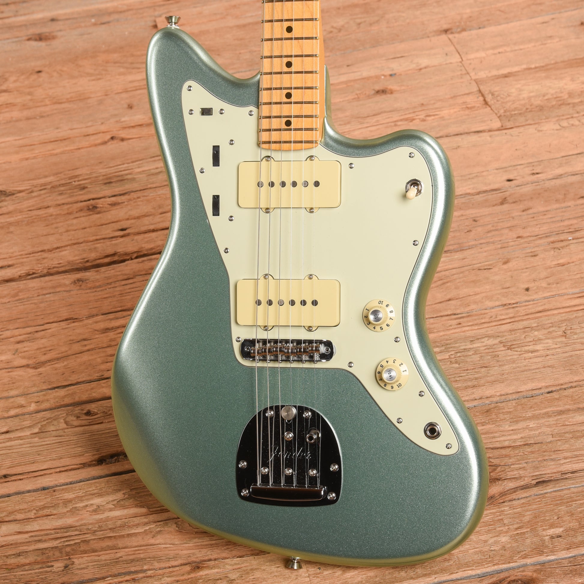 Fender American Professional II Jazzmaster Mystic Surf Pearl 2022 Electric Guitars / Solid Body