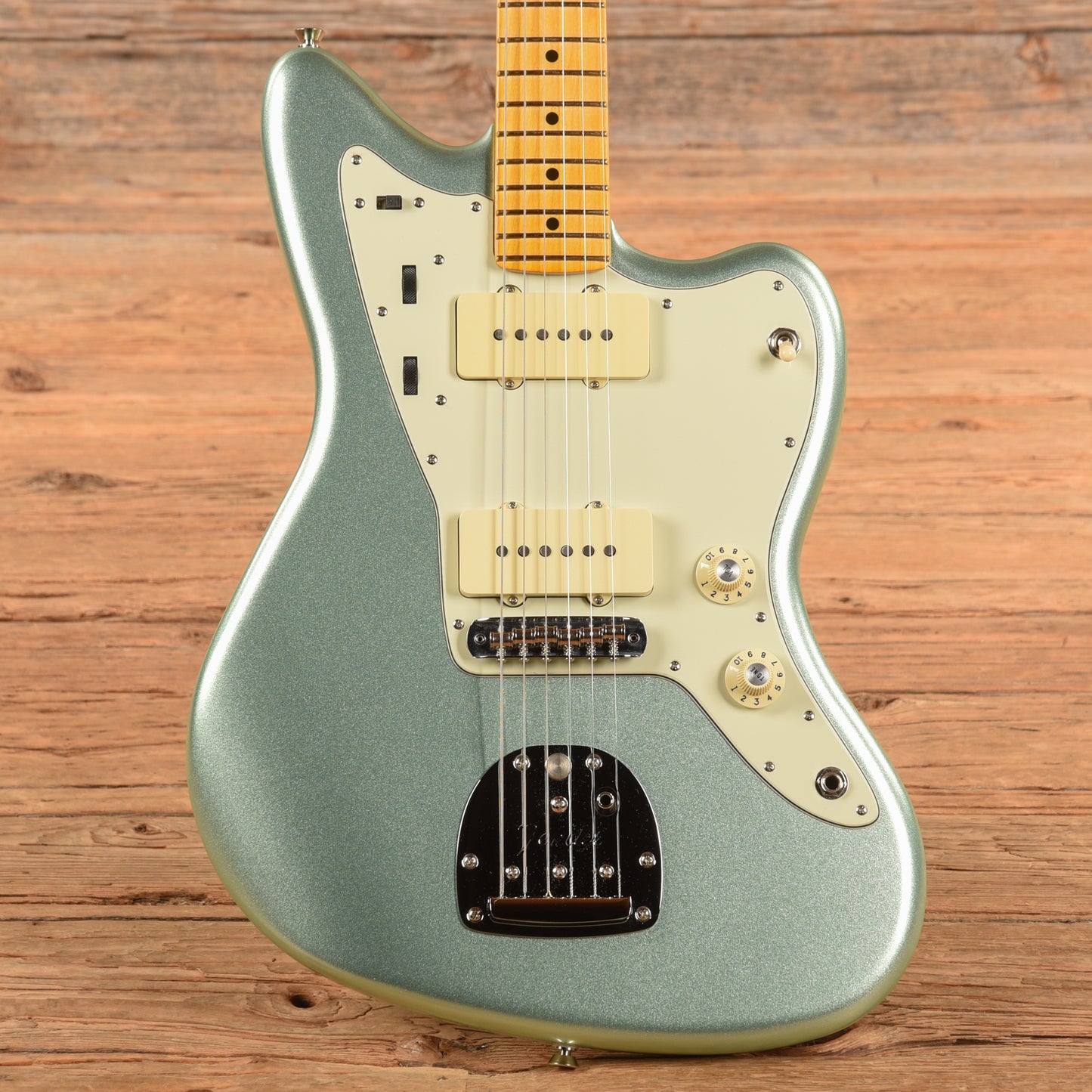 Fender American Professional II Jazzmaster Mystic Surf Pearl 2023 Electric Guitars / Solid Body