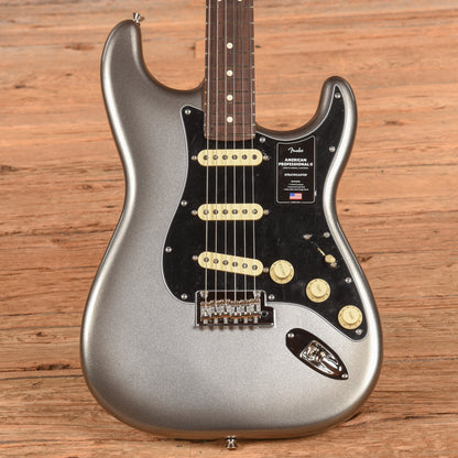 Fender American Professional II Stratocaster Mercury 2024 Electric Guitars / Solid Body