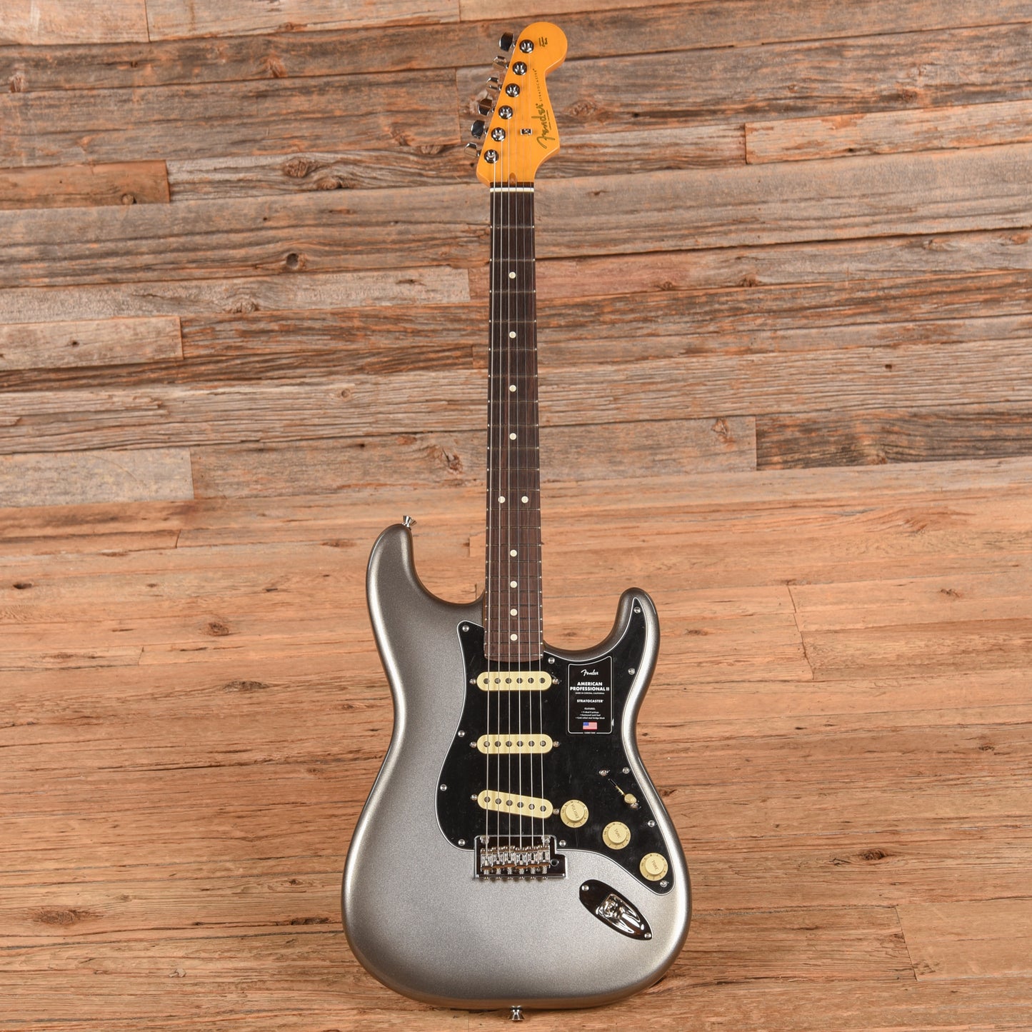 Fender American Professional II Stratocaster Mercury 2024 Electric Guitars / Solid Body