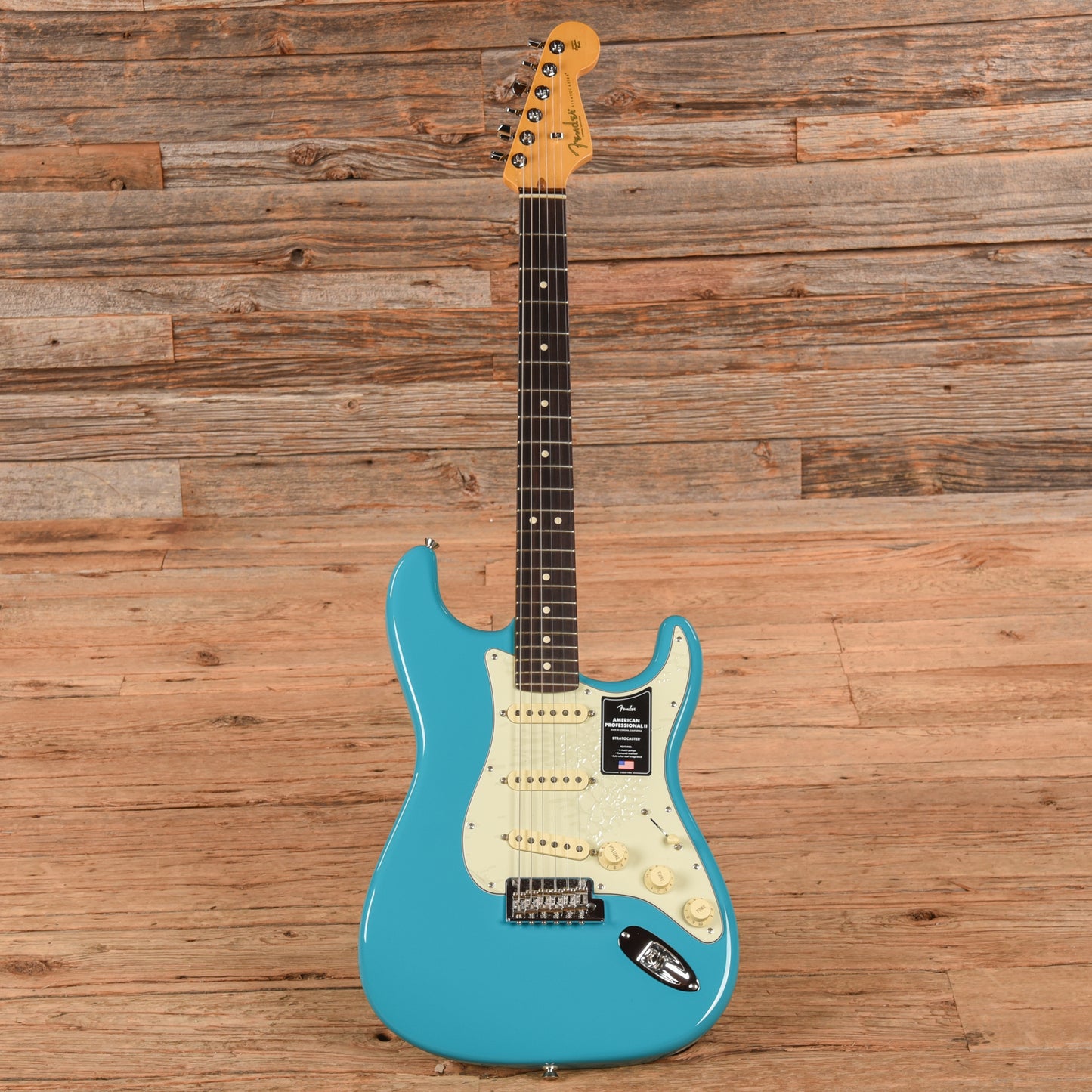 Fender American Professional II Stratocaster Miami Blue 2020 Electric Guitars / Solid Body