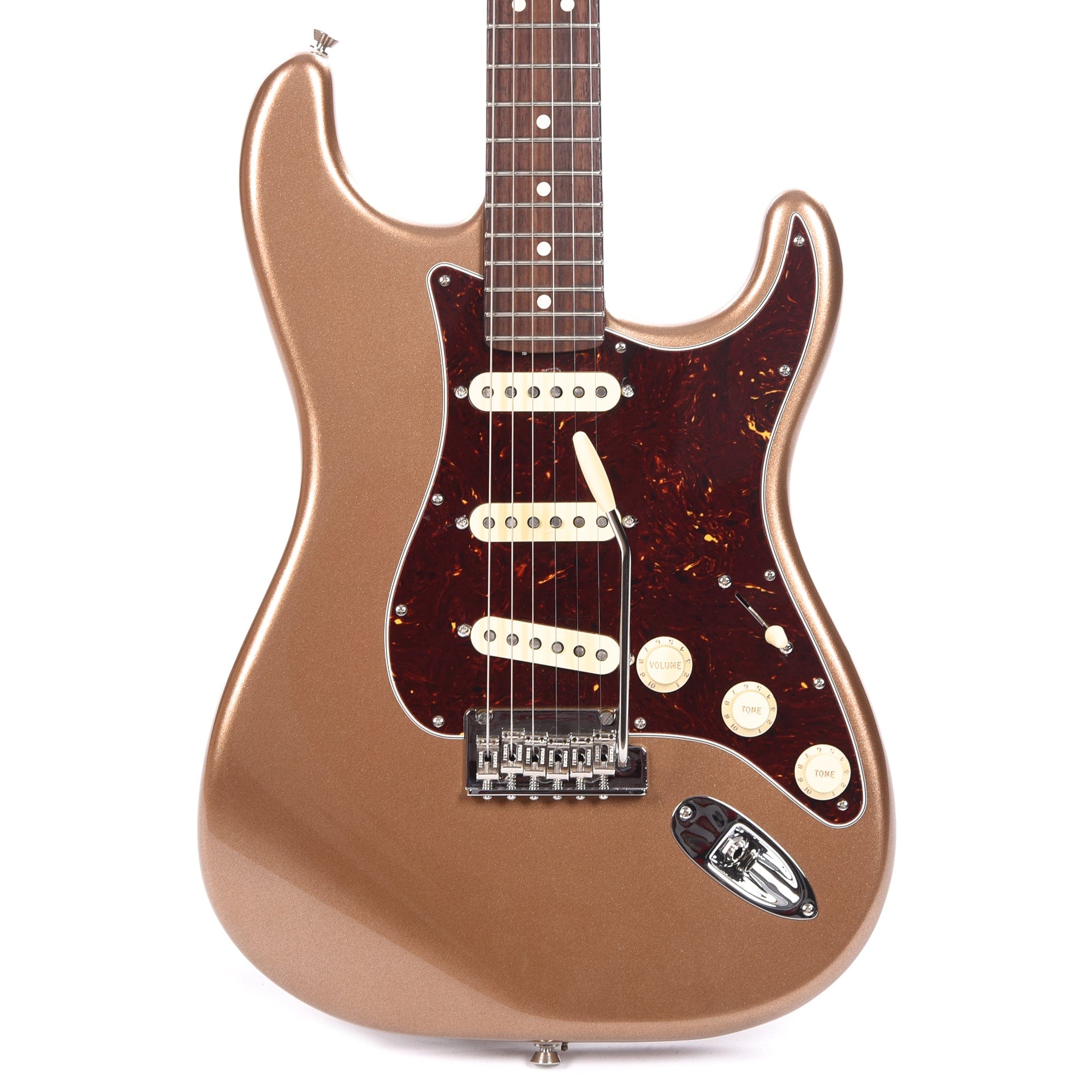 Fender American Professional II Stratocaster Rosewood Neck Firemist Gold w/Custom Shop Fat '50s Pickups Electric Guitars / Solid Body